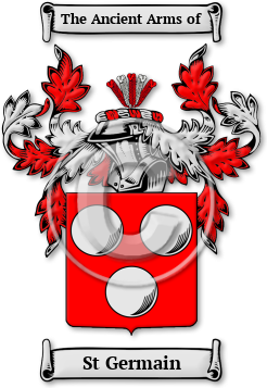 St Germain Family Crest Download (jpg) Legacy Series - 150 DPI